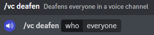 Deafening all users in a voice channel